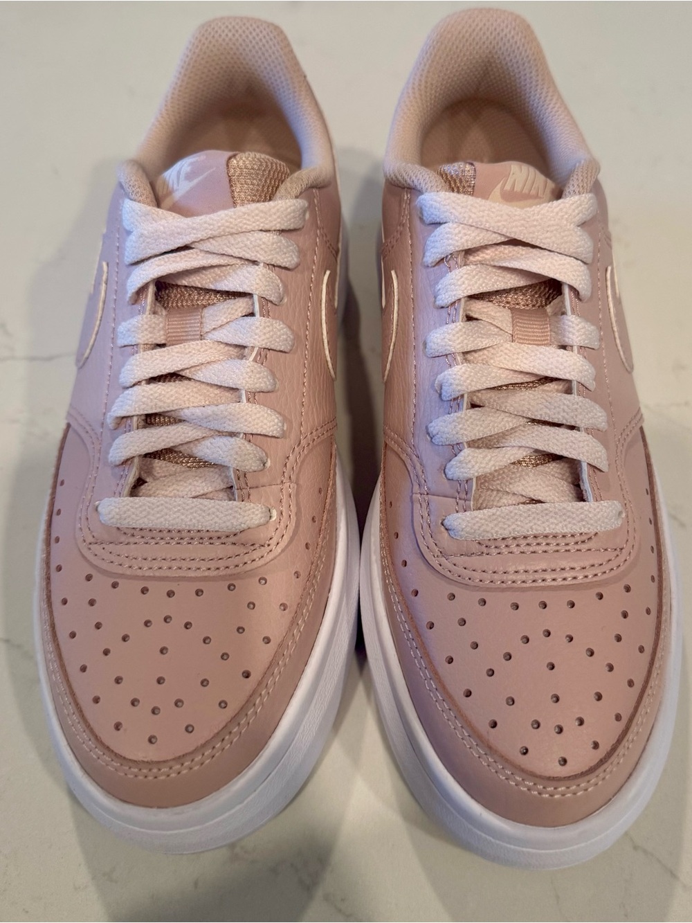 Nike Court Women's Alta Blush Pink Platform Sneakers Brand New - Picture 3 of 10